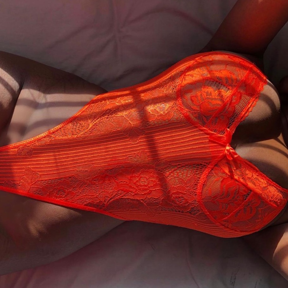 Rust Lace Bodysuit
